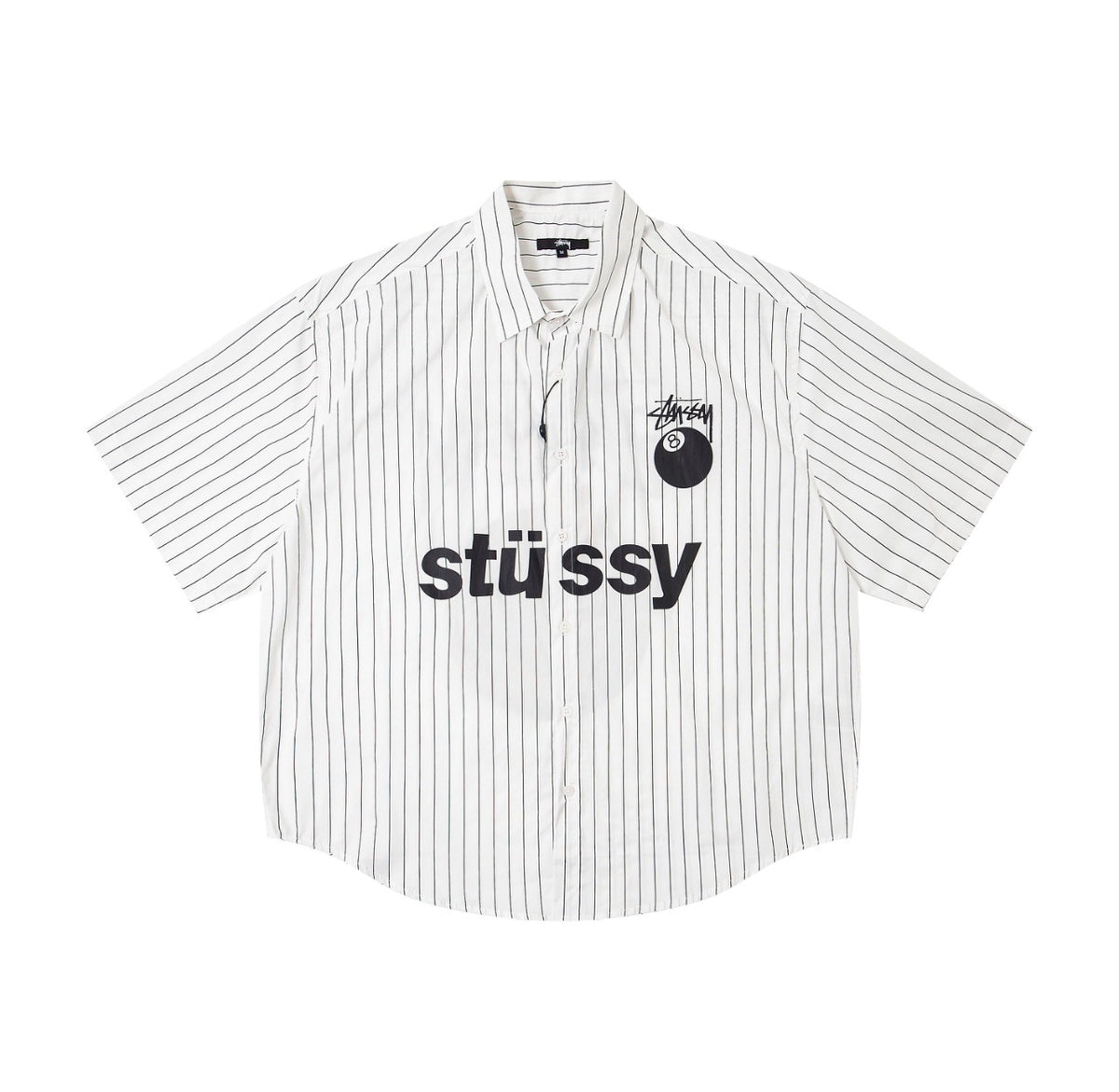 Stüssy Boxy SS 8 Ball Stripe Shirt